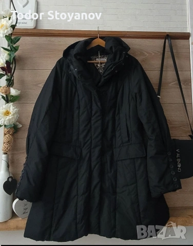 Черно зимно яке , снимка 6 - Якета - 53585077