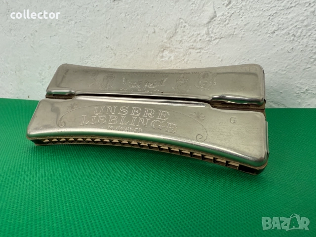 Октавна хармоника Hohner Unsere Lieblinge 80-дупки. №7630, снимка 3 - Антикварни и старинни предмети - 52489637