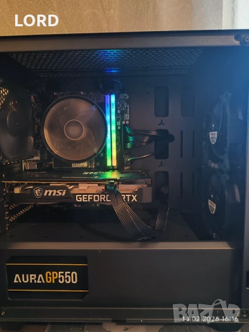 Геймърски i5 12400f, RTX 3060 12GB, RAM 32GB DDR4 3200, SSD 512GB NVME