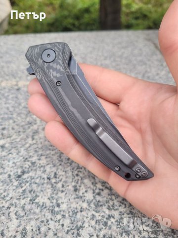 Petrified Fish PFP05 Deepsea - K110 и карбон , снимка 8 - Ножове - 38311180