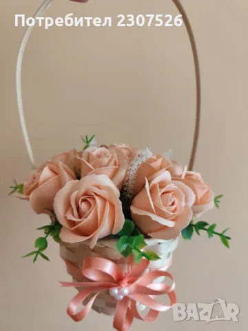 Букет, снимка 5 - Изкуствени цветя - 49800666