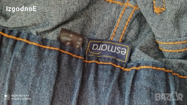 L еластични тъмно сини дънки, снимка 3 - Дънки - 38191218