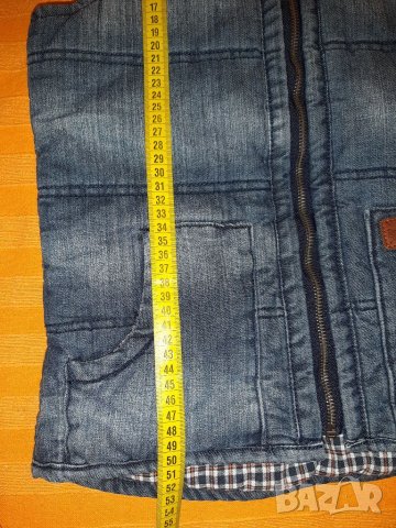 Дънково якенце за момче, с дебела подплата, снимка 8 - Детски якета и елеци - 32879392