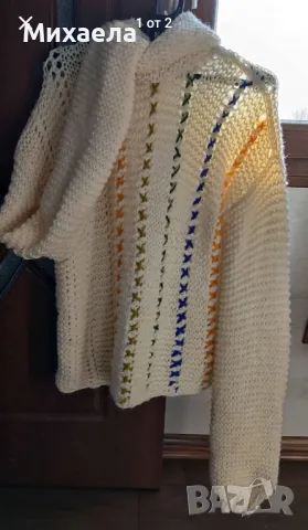 Плетена зимна блуза