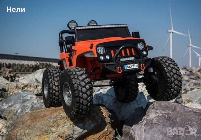 Акумулаторен Двуместен джип JEEP 4X4 12v14Ah батерия,MP4 плейър, снимка 3 - Детски велосипеди, триколки и коли - 43685764