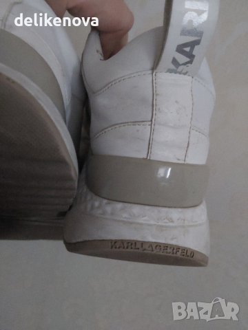 Karl Lagerfeld Oirginal Size 39 100% Агнешка кожа. , снимка 9 - Маратонки - 43517001