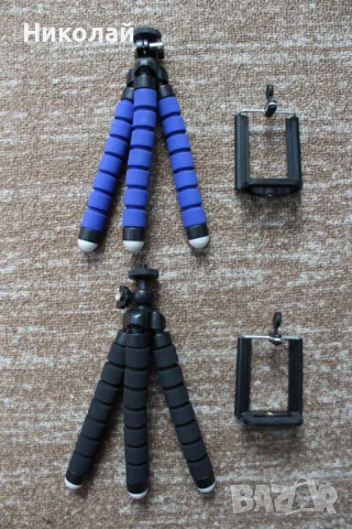 Гъвкав трипод статив + Подарък, снимка 2 - Чанти, стативи, аксесоари - 36306716
