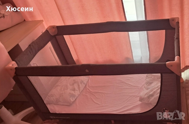 детско сгъваемо легло chipolino със матрак, снимка 2 - Бебешки легла и матраци - 51340879