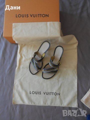 Дамски обувки сандали Louis Vuitton  W/ Logo, снимка 3 - Дамски елегантни обувки - 26841691