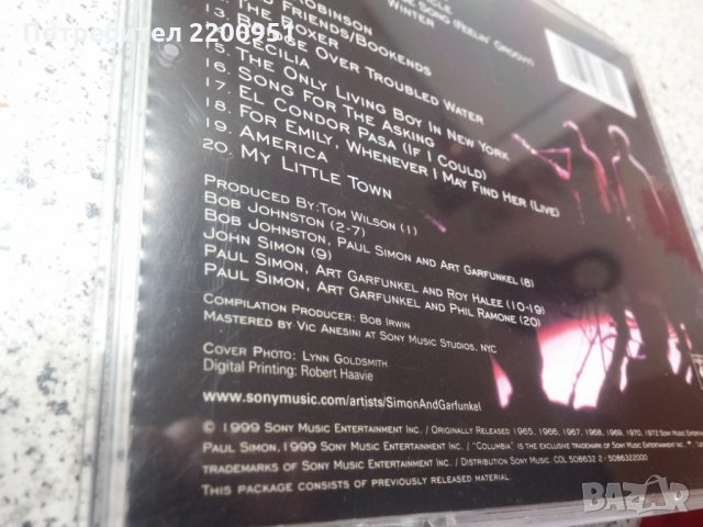 SIMON & GARFUNKEL, снимка 9 - CD дискове - 35517111