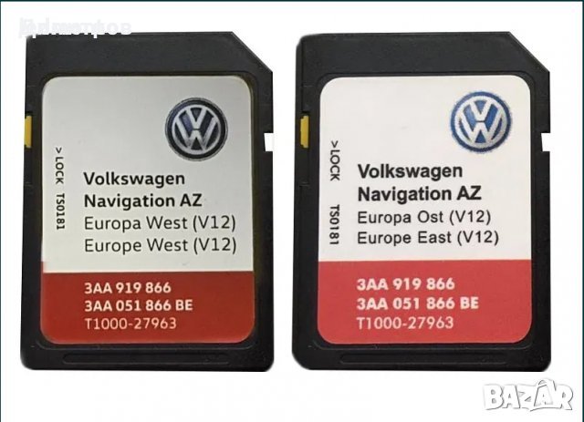 карта навигация ъпдейт VW Фолксваген Volkswagen SdCard map update NAVI VW, снимка 2 - Аксесоари и консумативи - 38409189