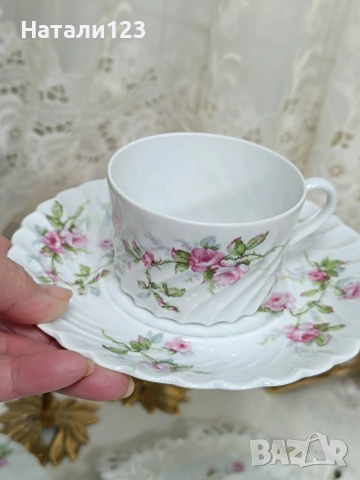 троен сет Limoges Havilland , снимка 3 - Чаши - 52960440