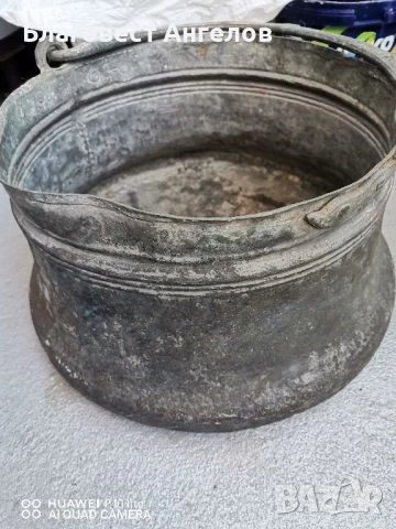 Медно котле, менче, снимка 3 - Декорация за дома - 51243961