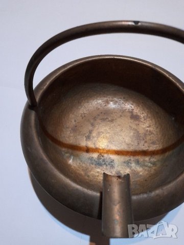 Стар бронзов пепелник , снимка 3 - Антикварни и старинни предмети - 35116596