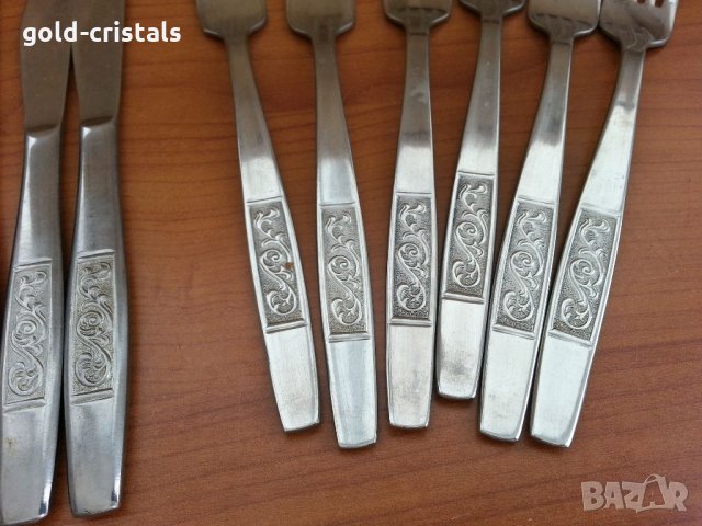 Руски прибори за хранене вилици и ножове, снимка 4 - Антикварни и старинни предмети - 33616937