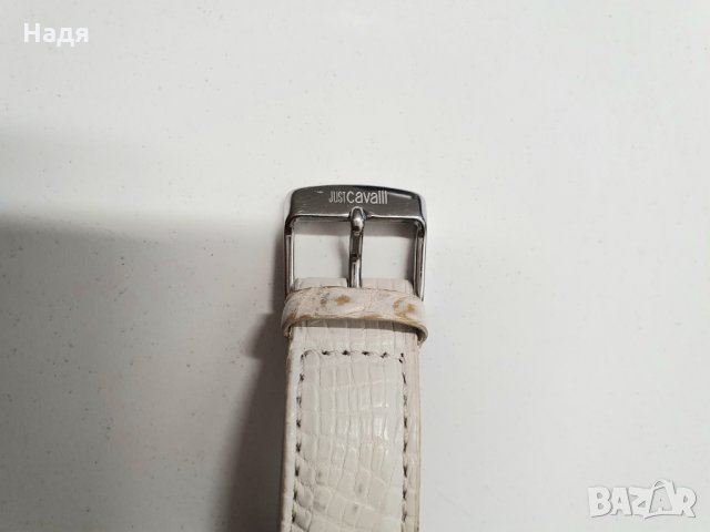 Бял часовник Just Cavalli , снимка 4 - Дамски - 33498968