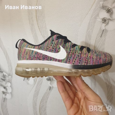 Nike Flyknit Air Max “Multi-Color” оригинални маратонки  номер 35,5-36, снимка 12 - Маратонки - 44053141