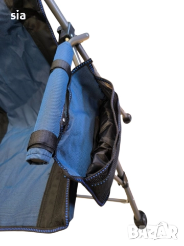 Сгъваем Къмпинг стол, Рибарски стол, снимка 3 - Къмпинг мебели - 51730348