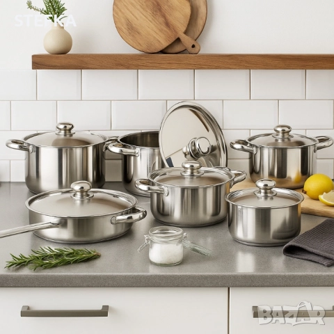 Комплект от 12 части, снимка 2 - Съдове за готвене - 52998536