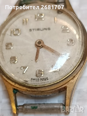 позлатен дамски часовник Stirling, снимка 2 - Дамски - 52961482
