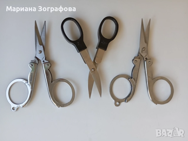 Стари ножици, Малки и Големи - 15 бр., - за малки деца, - канцеларски и сгъваеми, снимка 13 - Антикварни и старинни предмети - 50999470