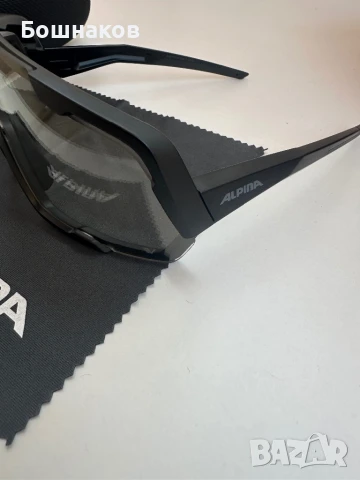 🕶 Продавам спортни очила Alpina Rocket V - Black Matt, снимка 4 - Слънчеви и диоптрични очила - 50946143