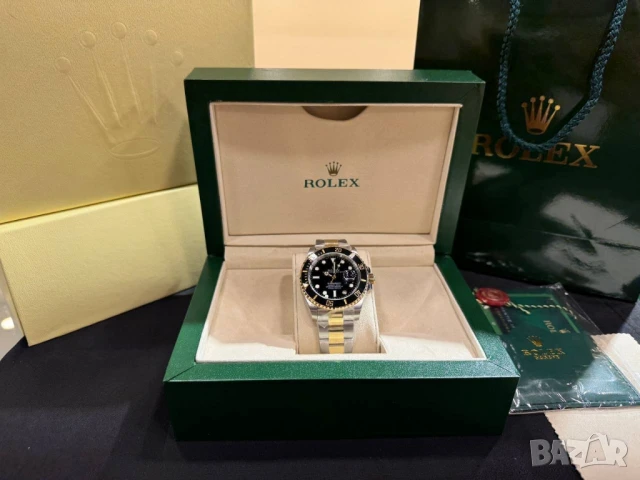 висококачествен часовник в кутия rolex , снимка 4 - Мъжки - 51404633