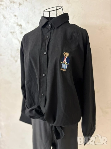 Дамска риза с мече - два цвята - 18€