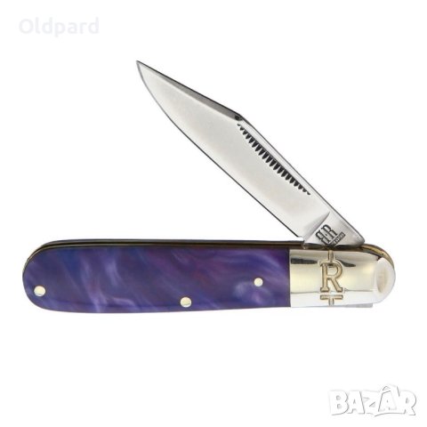 Компактен сгъваем джобен нож RR Purple Swirl Small Barlow. (RR2153), снимка 2 - Ножове - 42933957