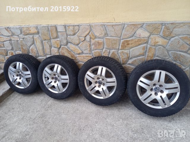 Оригинални Алуминиеви джанти 15цола за vw-Golf-4.Bora.Betle.polo.lupo. , снимка 3 - Гуми и джанти - 37055200