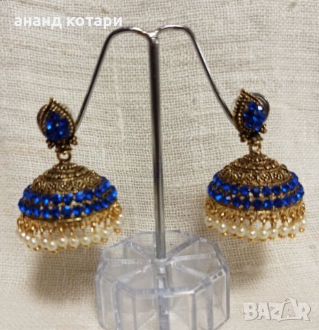 Обеци висящи, камбанки (джумпка) М6, снимка 5 - Обеци - 38449934