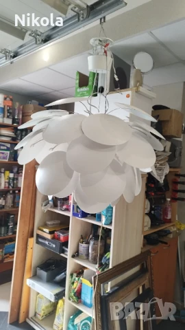 Полилей стил Marset Discocó с три крушки 80/60см, снимка 5 - Полилеи - 51197688