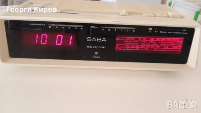 радио часовник Saba , снимка 2 - Ресийвъри, усилватели, смесителни пултове - 47867790