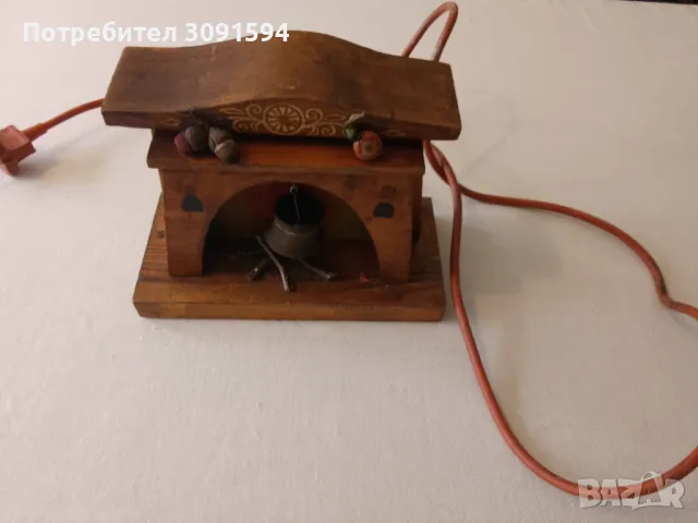 Етно българска лампа тип камина , снимка 5 - Антикварни и старинни предмети - 47893309