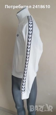 Fred Perry Full Zip Mens Size  M НОВО! ОРИГИНАЛ! Мъжки Горнища!, снимка 16 - Спортни дрехи, екипи - 53593515