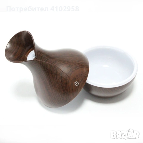 Дифузер за овлажняване и ароматизация на въздуха с USB и 7 цветни светлини, снимка 2 - Други - 53099585