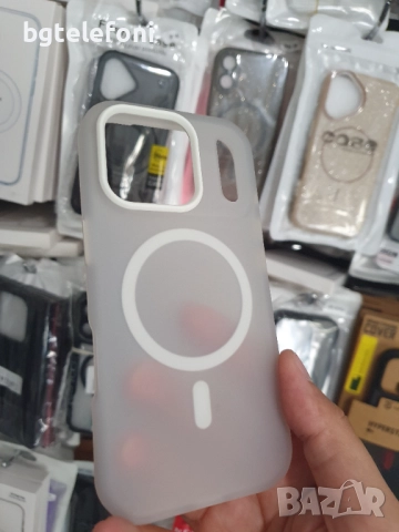 iPhone 17, Air ,17 Pro ,17 Pro Max  Magsafe Case Matt, снимка 3 - Калъфи, кейсове - 51726574