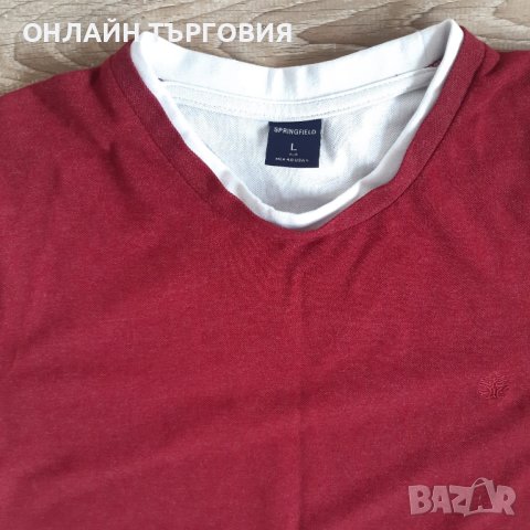 Мъжка блуза "SPRINGFIELD", снимка 3 - Блузи - 43675476