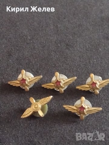 Стари вензели 5 броя на Офицер Авиация Пилот редки за КОЛЕКЦИЯ 42775