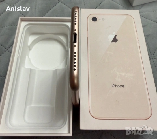Apple iPhone 8, 64GB, с кутия!, снимка 4 - Apple iPhone - 53375885
