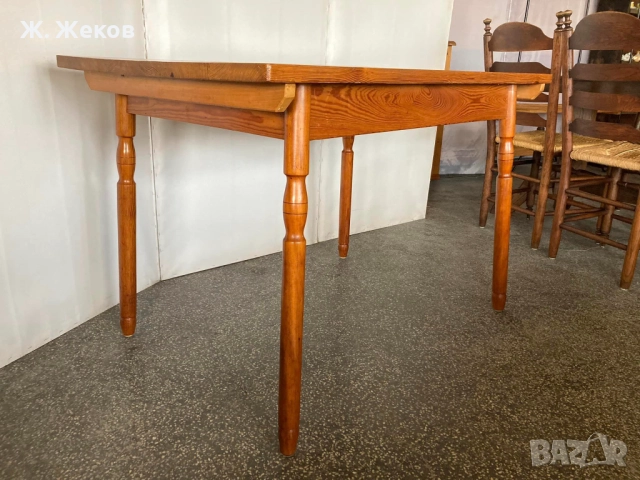 Масивна трапезна маса, снимка 3 - Маси - 52770239