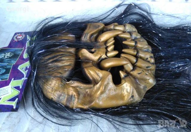 Карнавална маска с перука/парти/хелоуин , снимка 5 - Продукти за коса - 51231522