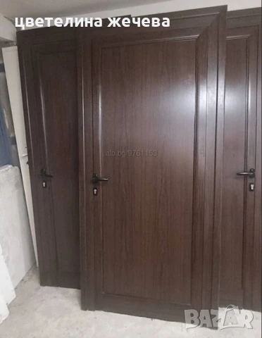 Алуминиеви врати Венге