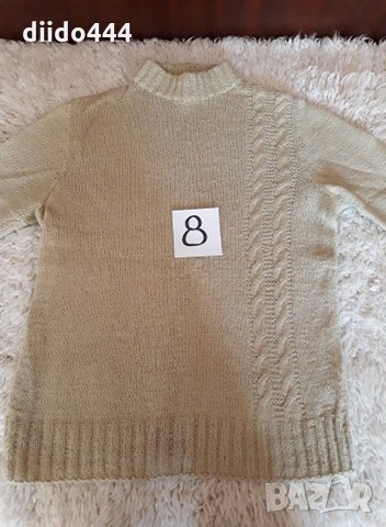 Домашно плетен пуловер № 8, снимка 2 - Други - 32320893