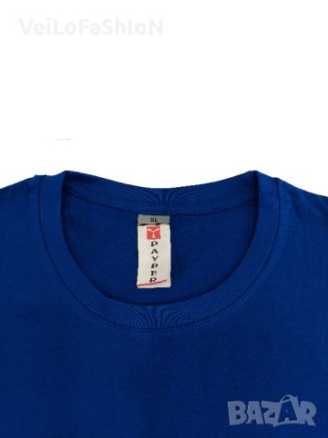Нова мъжка тениска в син цвят, снимка 2 - Тениски - 43829274