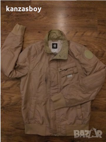 g-star sandhurst bomber - страхотно мъжко яке КАТО НОВО, снимка 2 - Якета - 34775777