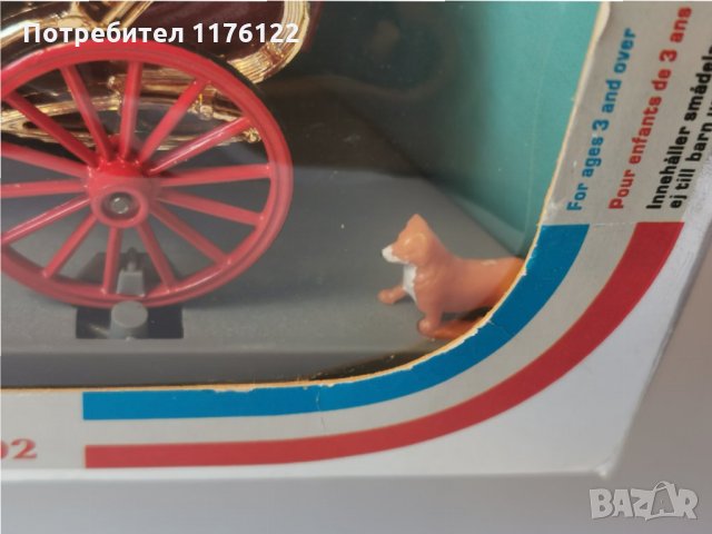 Corgi #41 1902 State Landau Silver Jubilee Coach Кралска Карета Нова С Кутия, снимка 7 - Коли, камиони, мотори, писти - 35234599