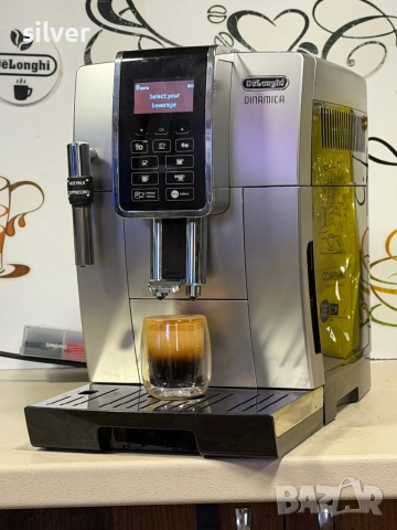 Кафемашина кафе автомат delonghi dinamica с гаранция