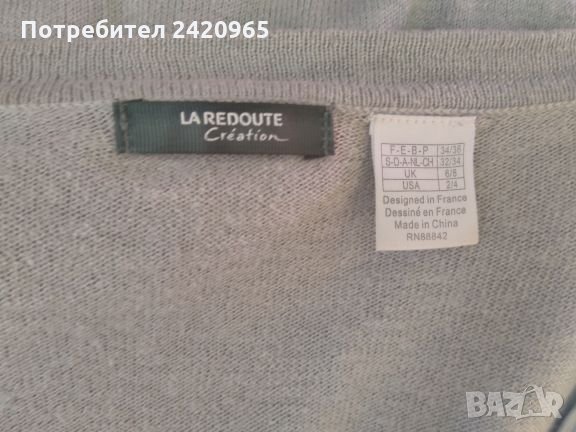 La Redoute блуза с 15% лана, снимка 3 - Блузи с дълъг ръкав и пуловери - 26867007