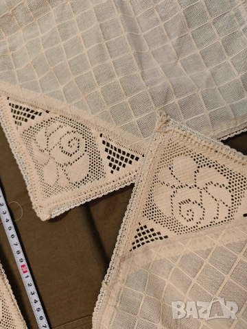 Продавам 4 кърпи с дантела за маса, снимка 5 - Други - 52901941